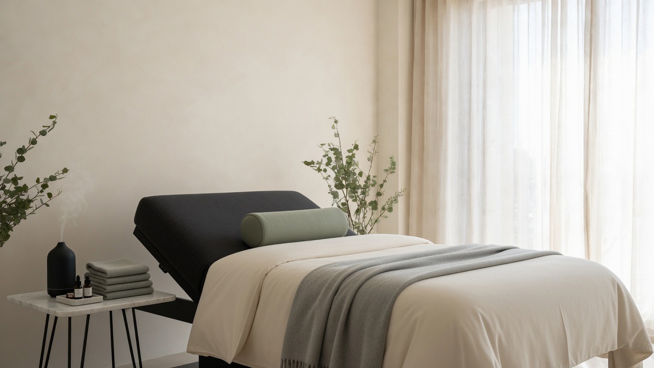 Treatment room at K&K Facial Spa in Sherman Oaks