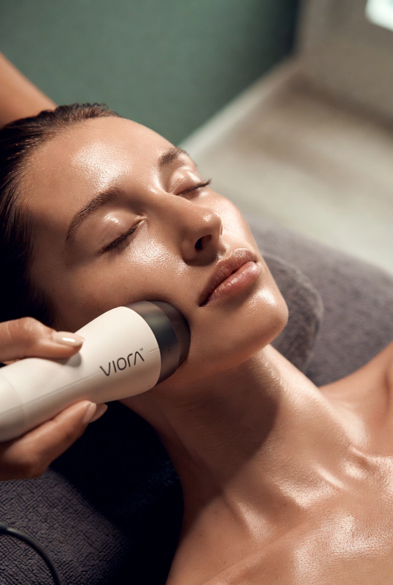 [TEMP AI CONCEPT — NOT FINAL] Viora skin tightening treatment at K&K Facial Spa
